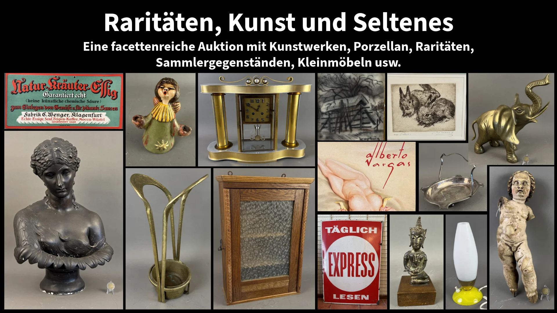 Raritäten, Kunst und Seltenes