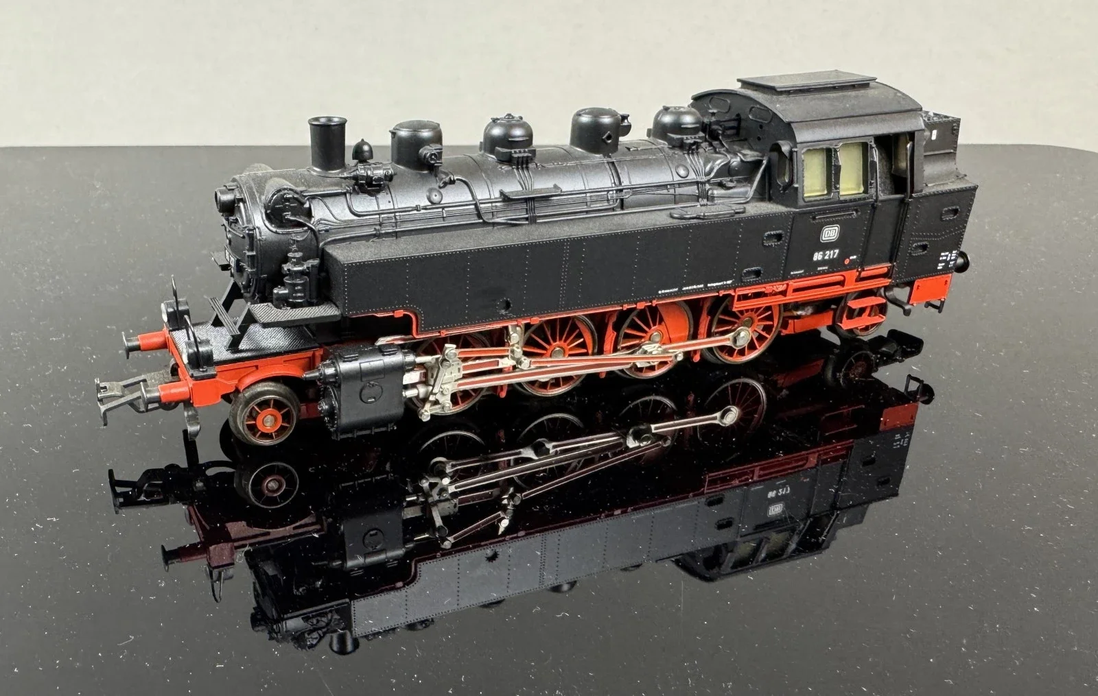 Märklin H0 3096 Dampflokomotive der Baureihe 86 der Deutschen Bundesbahn (DB). siehe Bilder, um Besichtigung wird gebeten
