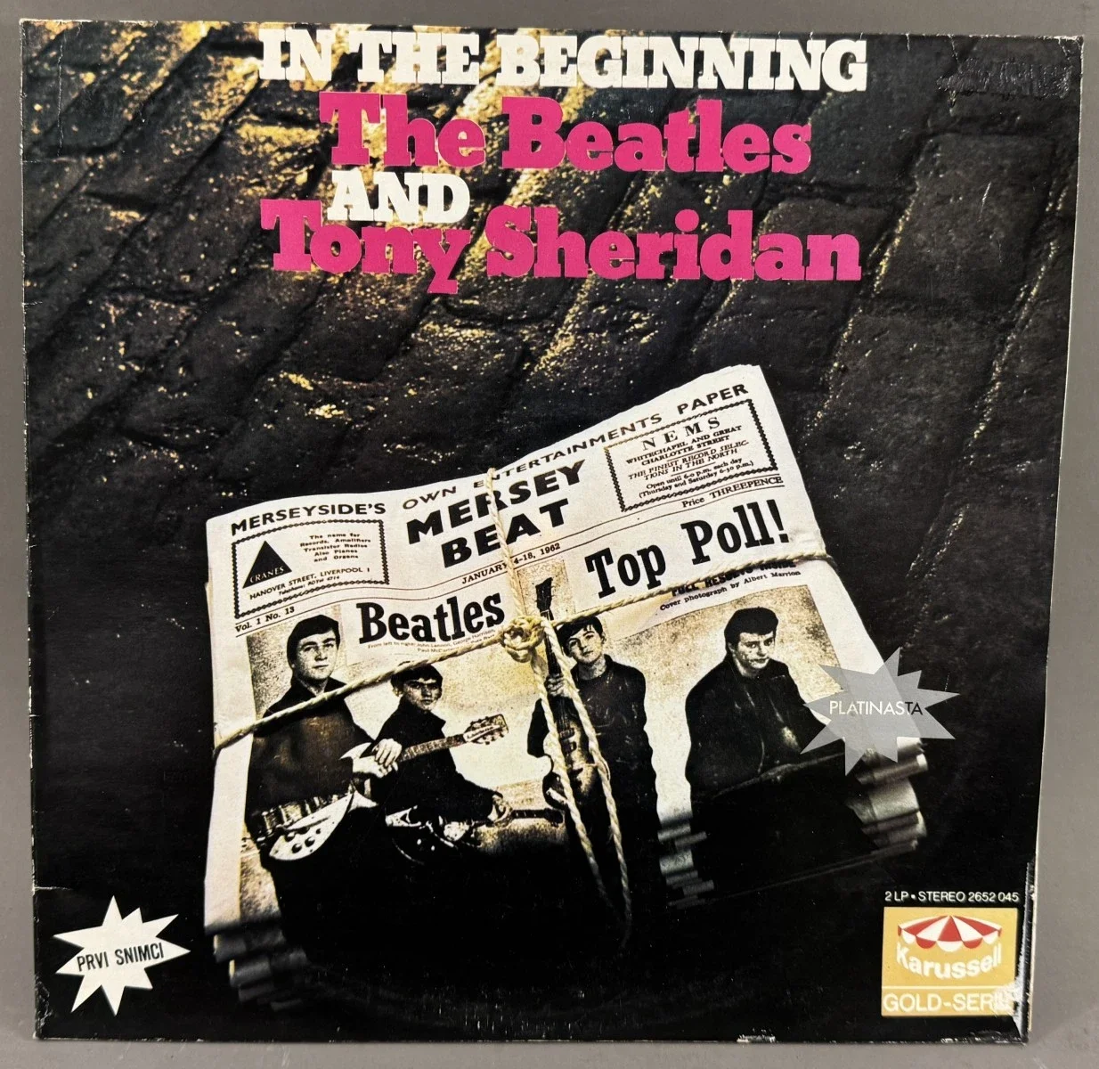 Album "In The Beginning" von The Beatles and Tony Sheridan. Vinyl-LP, Doppel-LP (2LP) Stereo. siehe Bilder um Besichtigung wird gebeten.