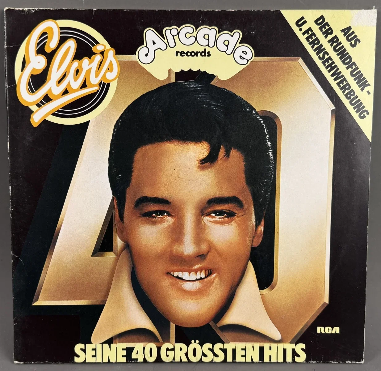 Doppelalbum "Elvis Presley - Seine 40 größten Hits", 1975 in Zusammenarbeit mit Arcade Records und RCA, siehe Bilder um Besichtigung wird gebeten.