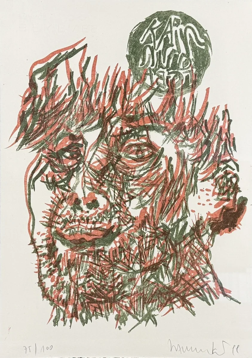 Wolfgang Walkensteiner (Klagenfurt 1949 geb.), Gesamtmaß: 52x42 cm