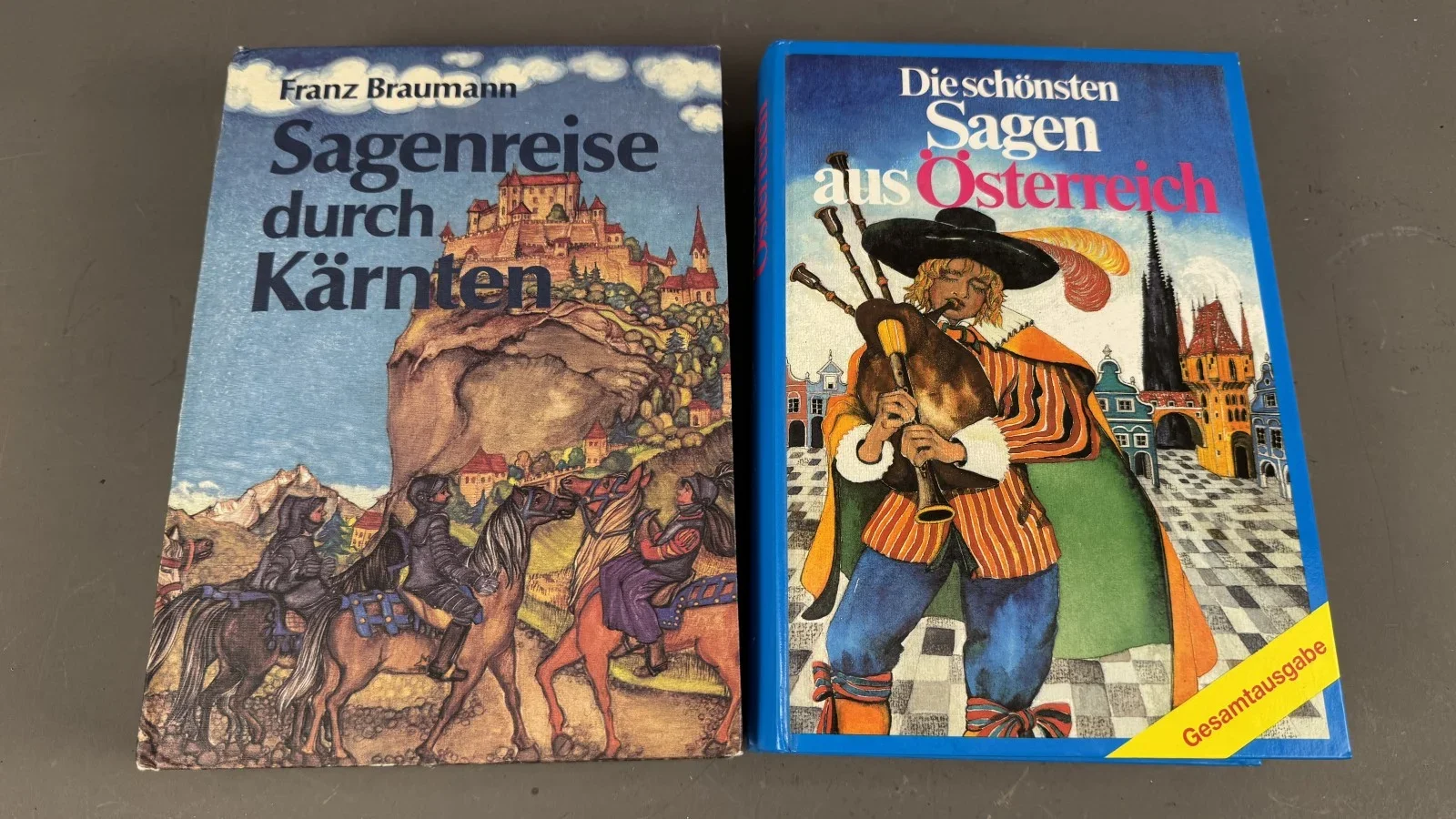 Zwei  Sagenbücher, Kärnten Österreich