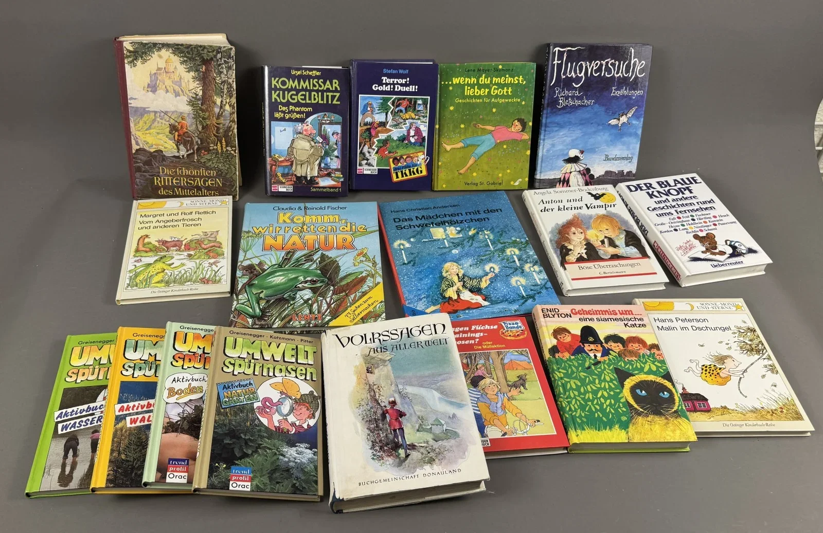 Sammlung deutschsprachiger Kinderbücher und Abenteuergeschichten