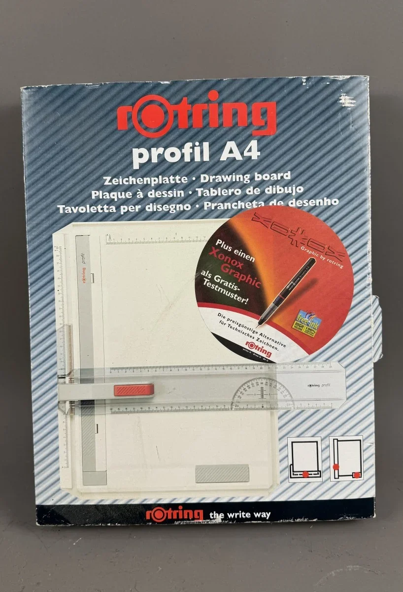Rotring Profil A4 Zeichenplatte mit Zubehör
