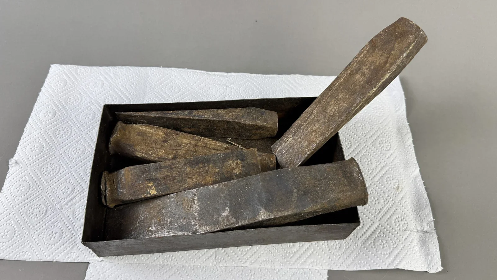 Posten Eisenkeile, Holzbearbeitung