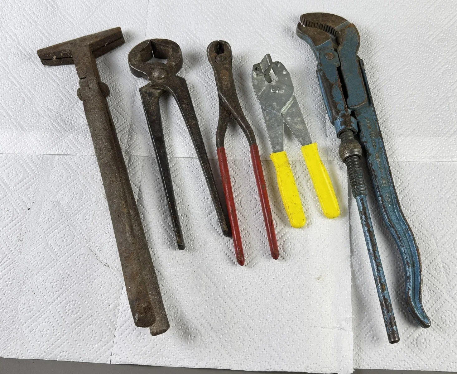 Sammlung Handwerkzeuge, Metall