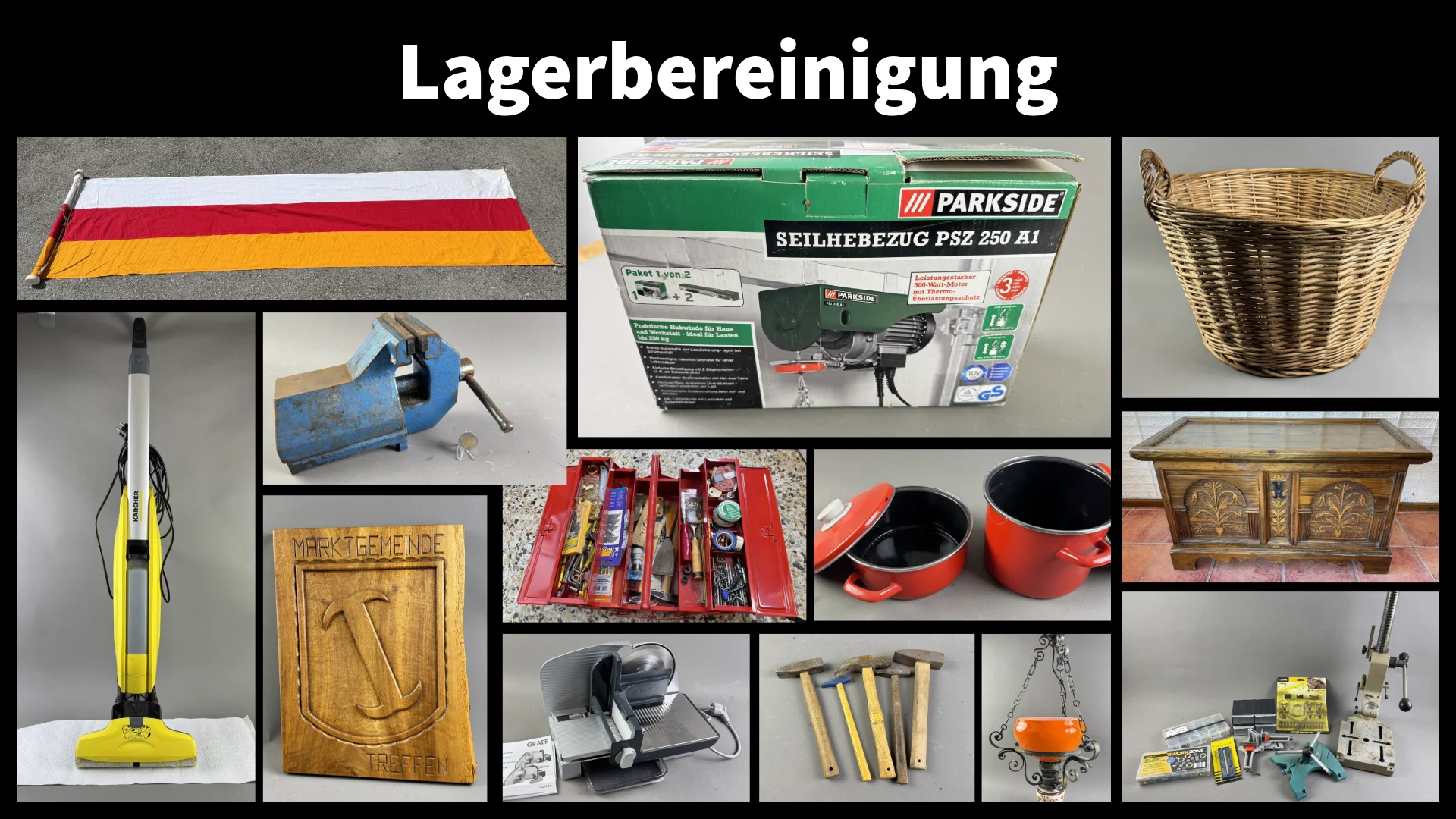 Lagerbereinigung - Ware aus Haushaltsauflösungen