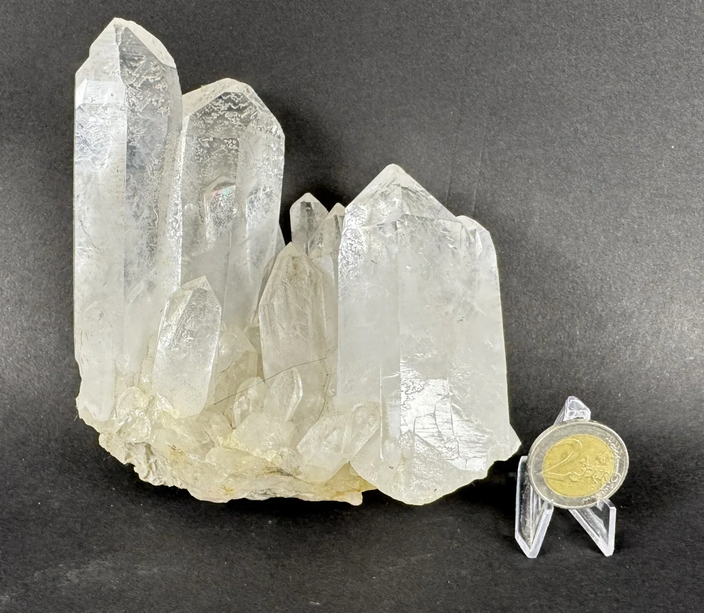 Bergkristall Kristallgruppe mit Quarz Exemplaren
