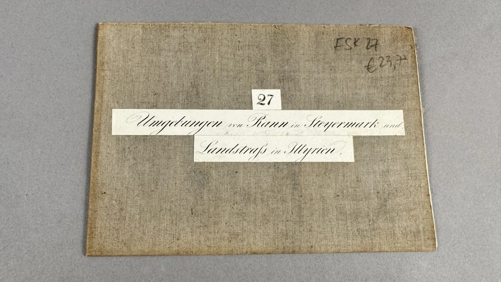 Politische Einteilung des Herzogtums Steyermark, Historische Karte