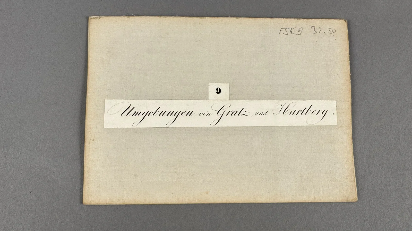 Umgebungen von Graz und Hartberg, historische Karte