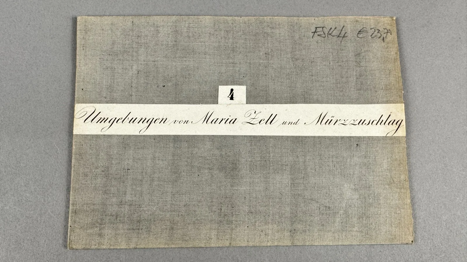Umgebungen von Maria Zell und Mürzzuschlag - Historische Karte