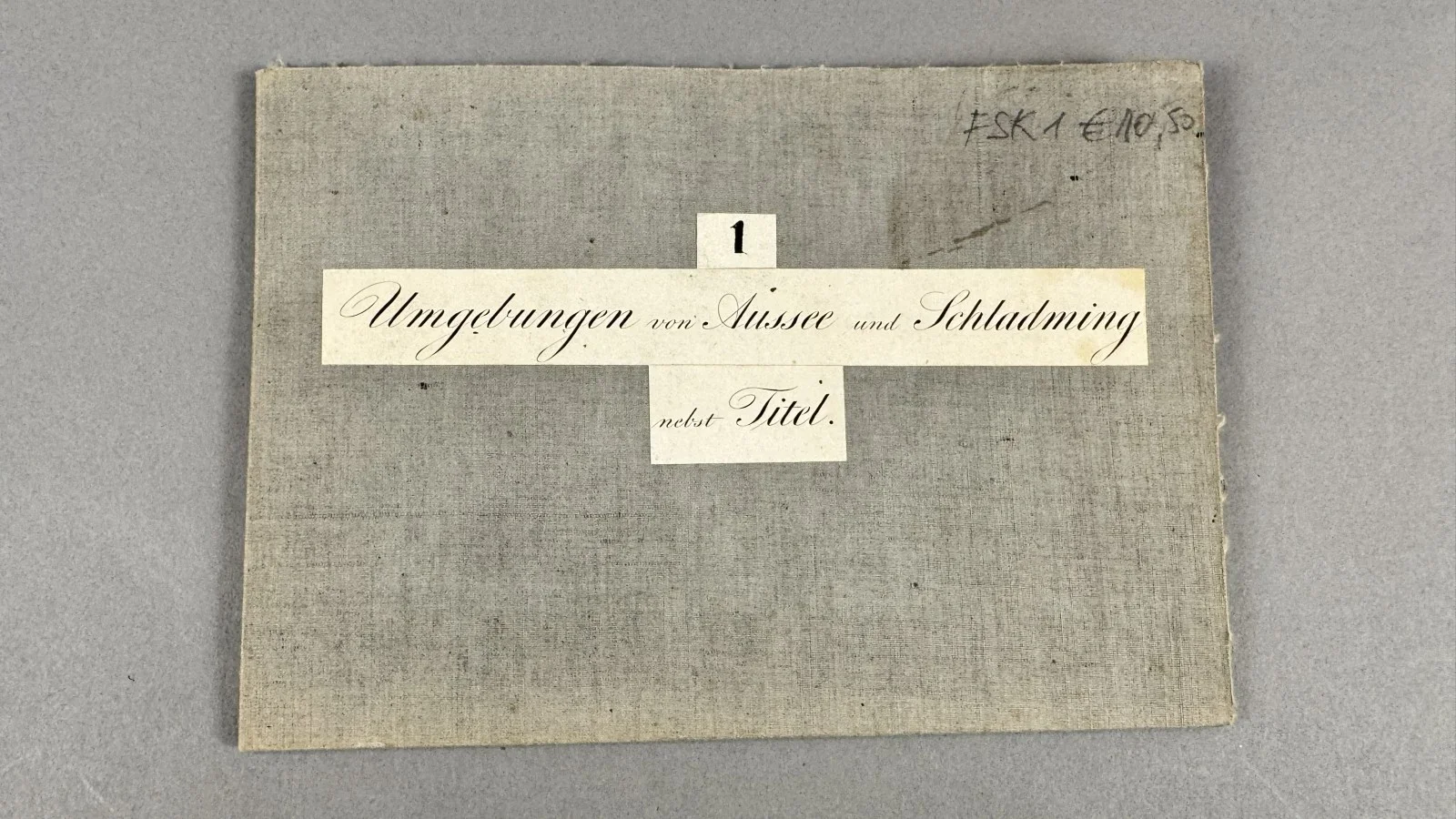 Historische Kartografie: Aussee und Schladming 1854
