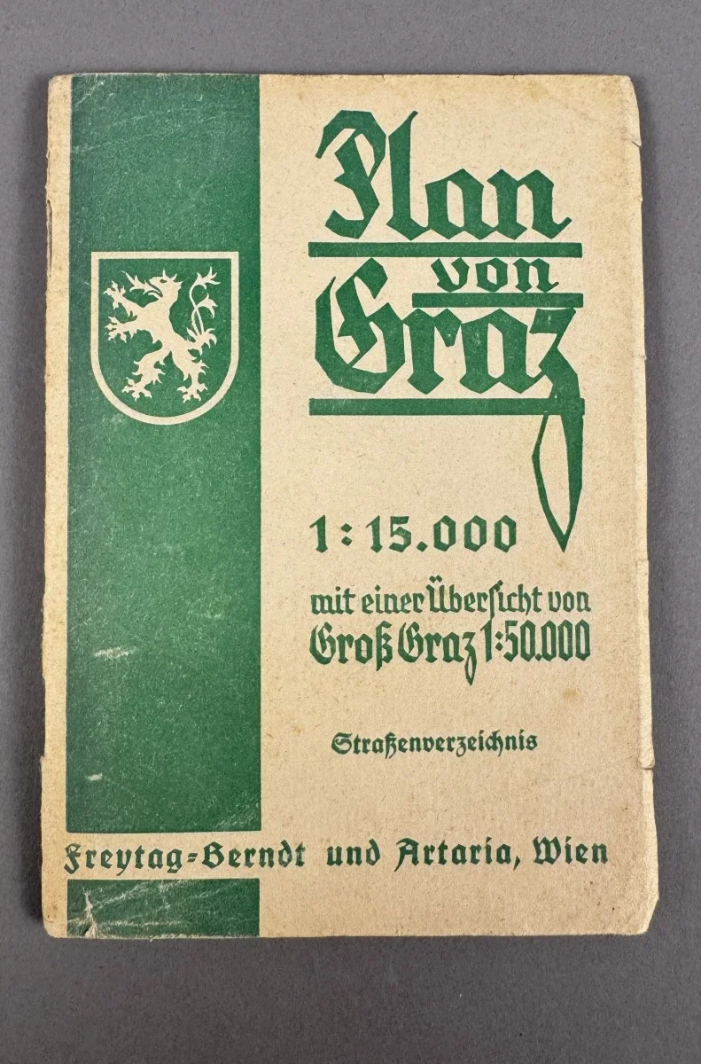 Plan von Graz 1:15.000 mit Straßenverzeichnis