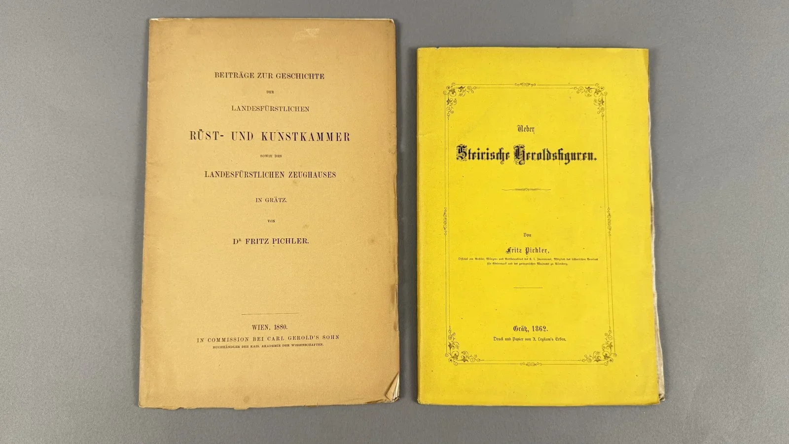 Zwei historische Kunstkammer-Werke 1862-1880