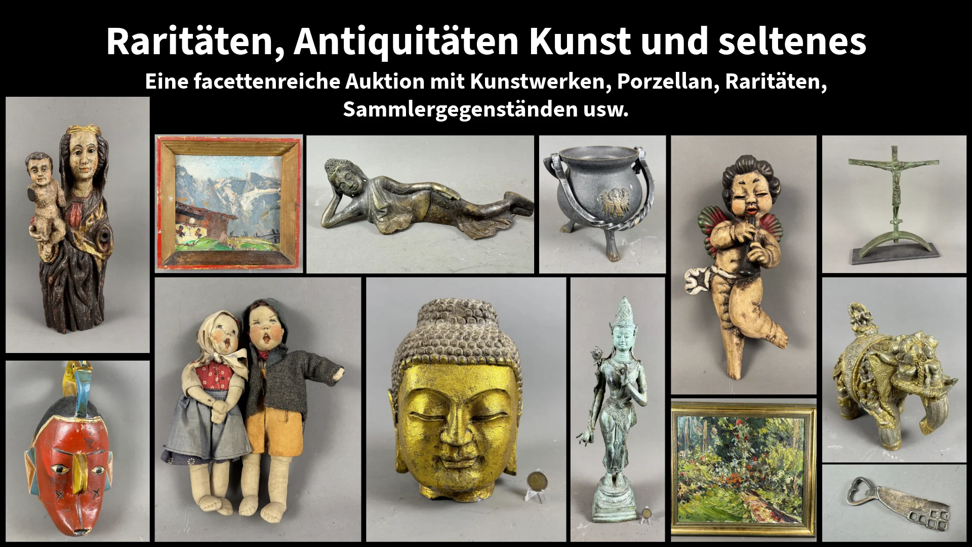 Raritäten, Antiquitäten, Kunst und seltenes