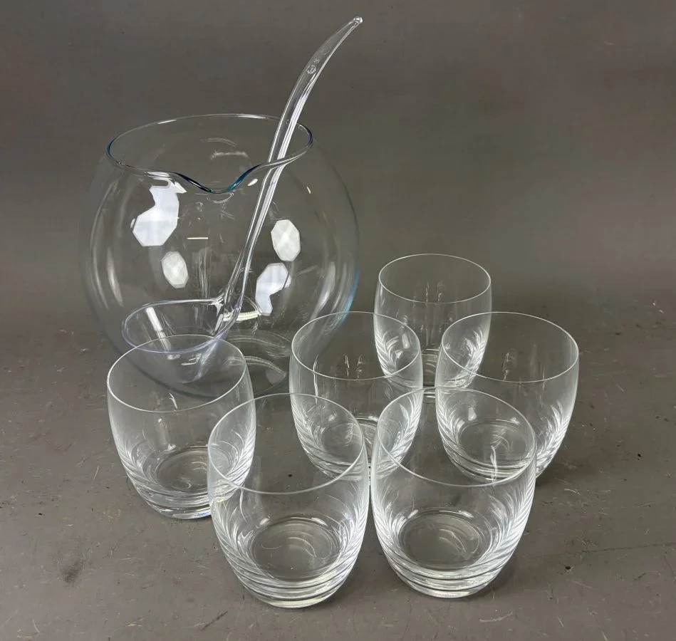 Bowle - Glasservice mit Krug 