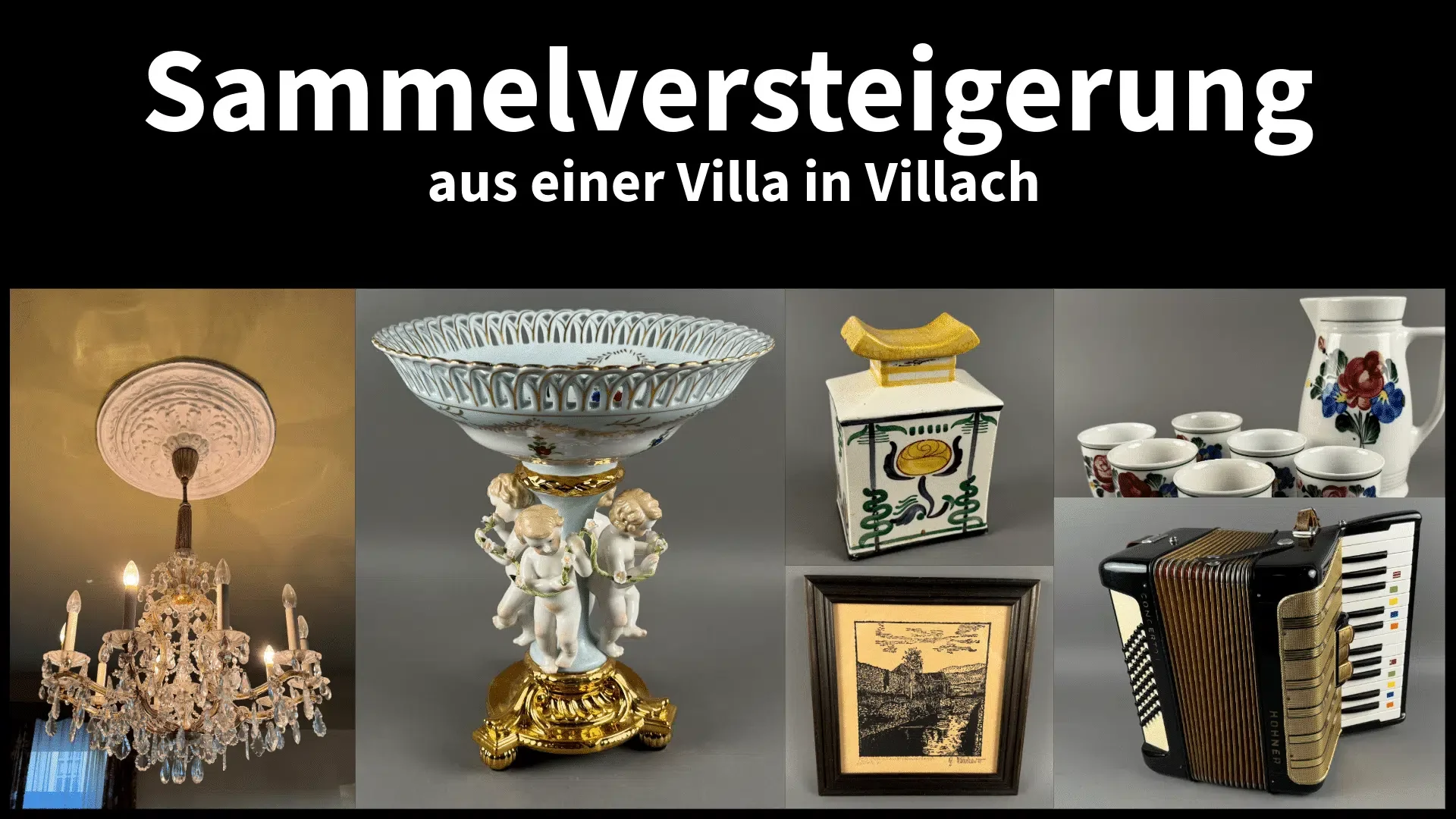 Sammelversteigerung aus einer Villa in Villach