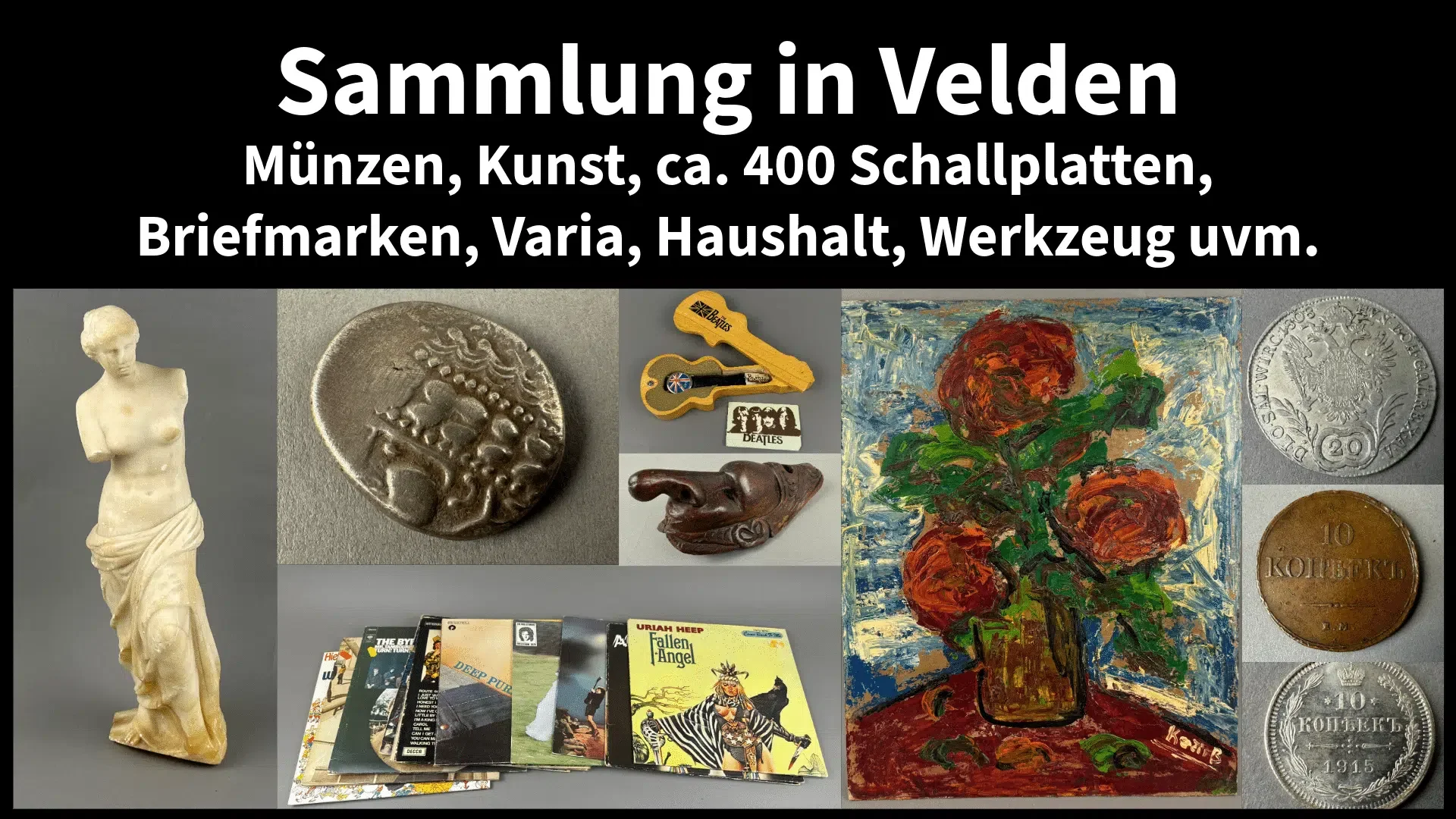 Sammlungs – Versteigerung in Velden