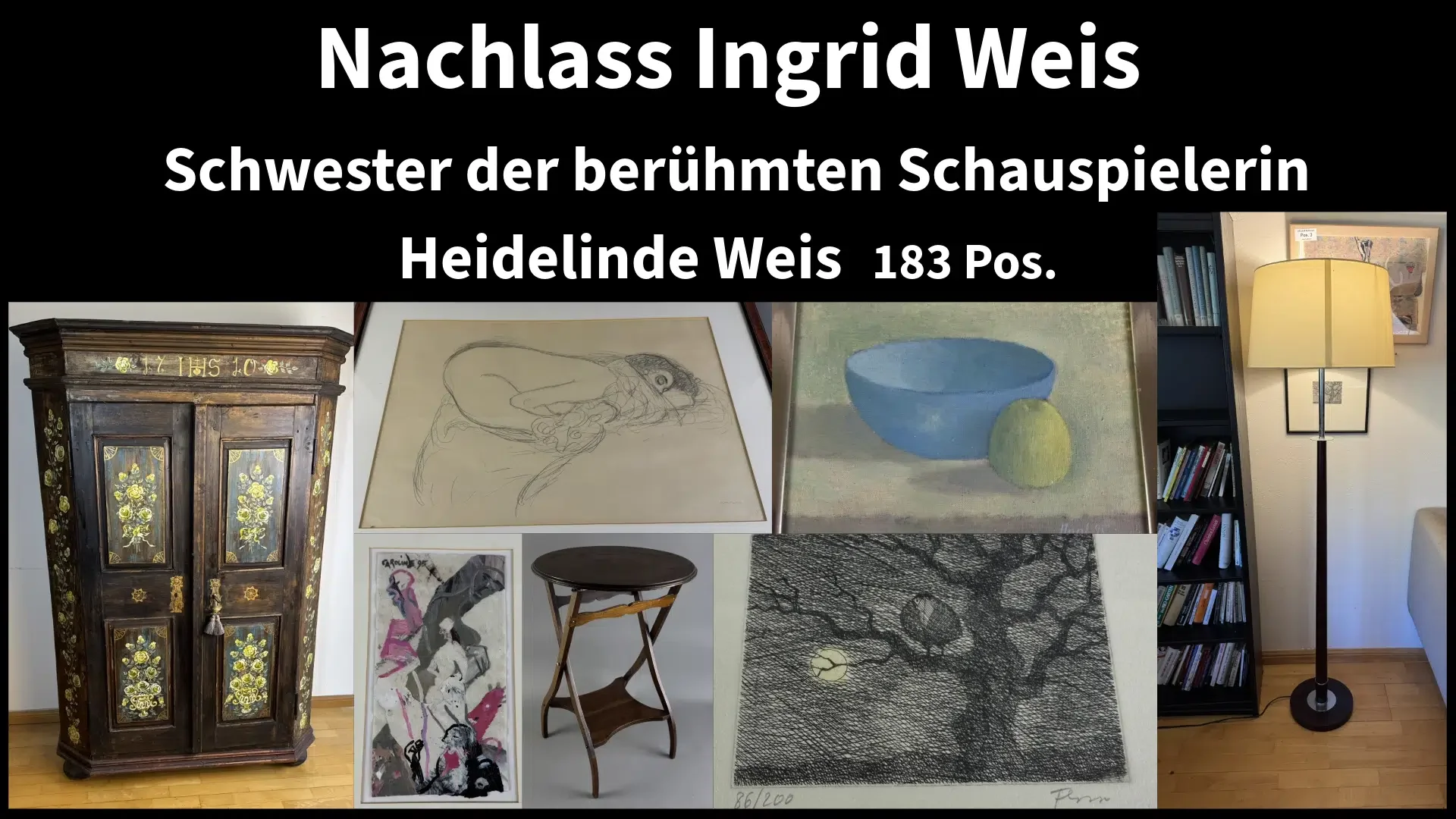 Verlassenschaft Ingrid Weis – Schwester der berühmten Schauspielerin Heidelinde Weis