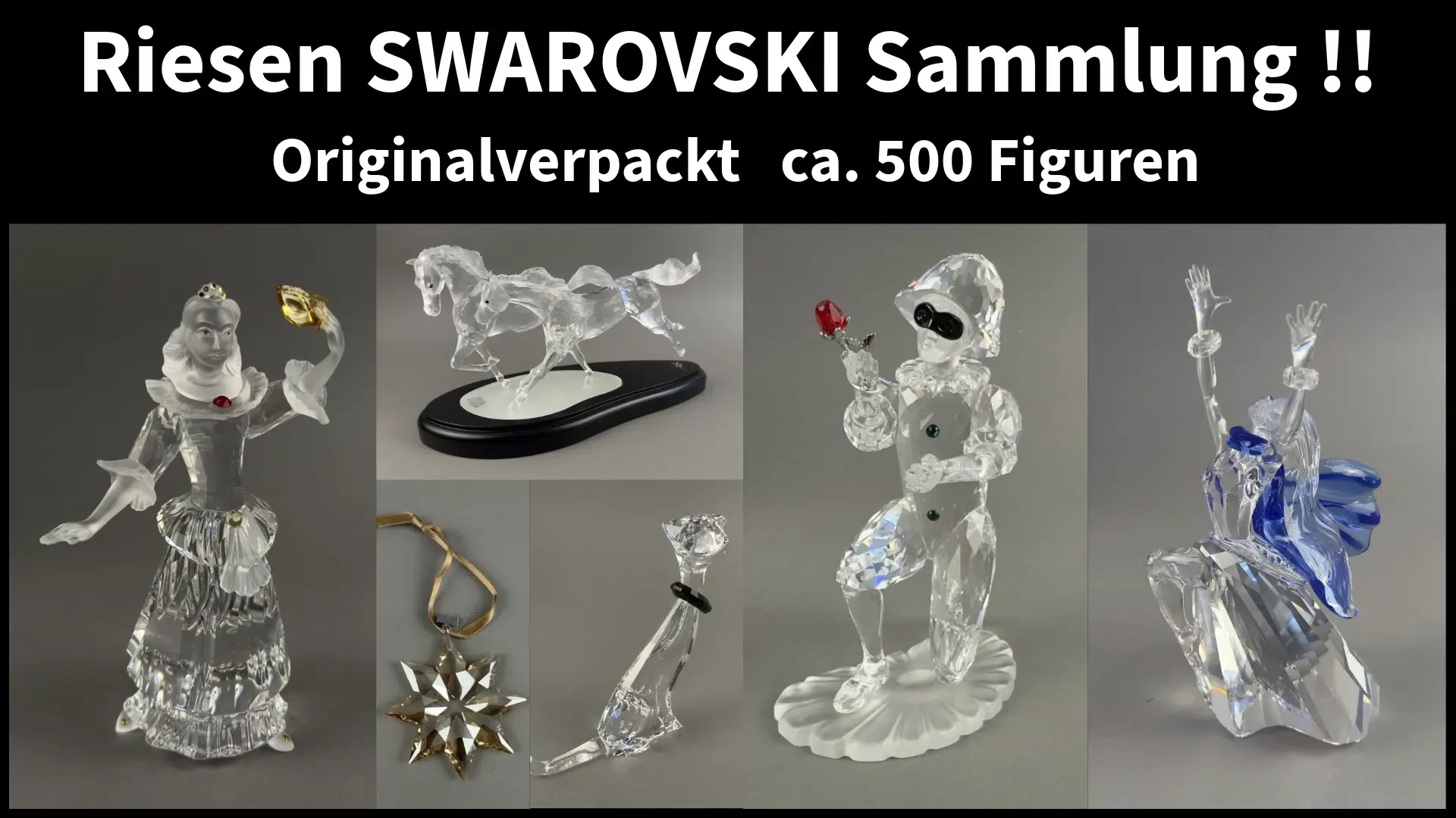 Riesen SWAROVSKI Sammlung !! Originalverpackt Teil 1