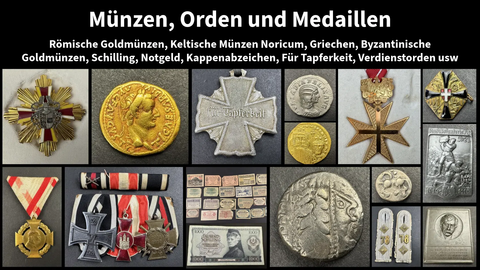 Münzen Orden und Medaillen