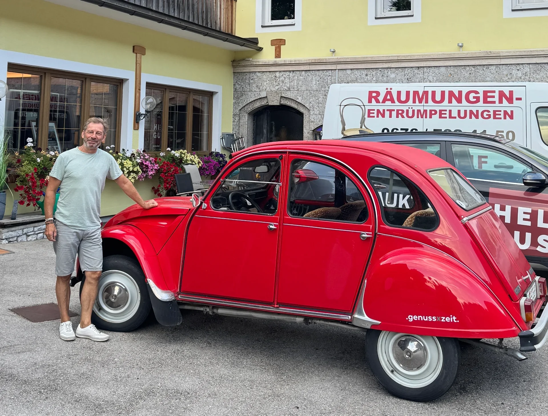 Besuch eines zufriedenen Kunden